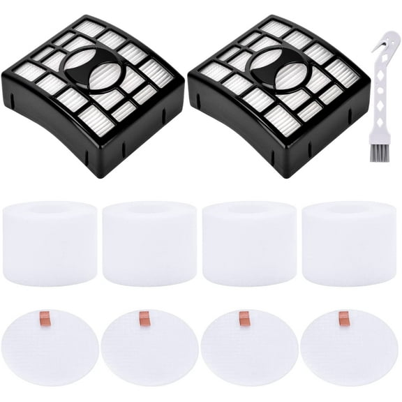 LOVECO 2 HEPA + 4 Foam & Felt Filters for Shark Rotator DuoClean Powered Lift Away Speed Vacuum NV680 NV681 NV682 NV683 NV800 NV801 NV803 UV810