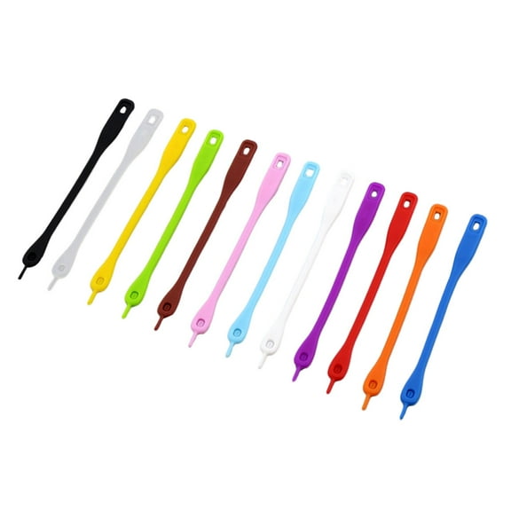 LOVERLYZ Set of 12 Silicone Wine Glass Markers with Perforated Design, Assorted Colors, Cup Identifiers for Parties and Events