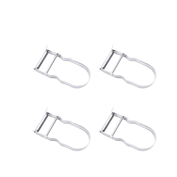 LOVERLYZ 4pcs Multifunctional Stainless Steel Potato Slicer Vegetable Grater Peeler for Home
