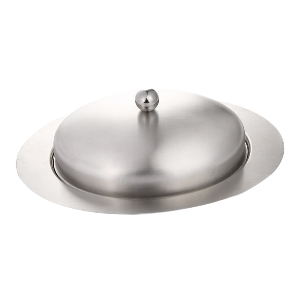 Tescoma Stainless Steel Butter Dish With Lid - Keep Butter Fresh In Fridge Or On Table