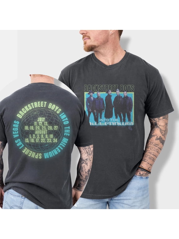 Comfort Colors®, Backstreet Boy Band Millennium Tour 2026 Shirt, BSB Concert T Shirt, 90s Boy Band Pop Music Tee Fan Gift, Black M