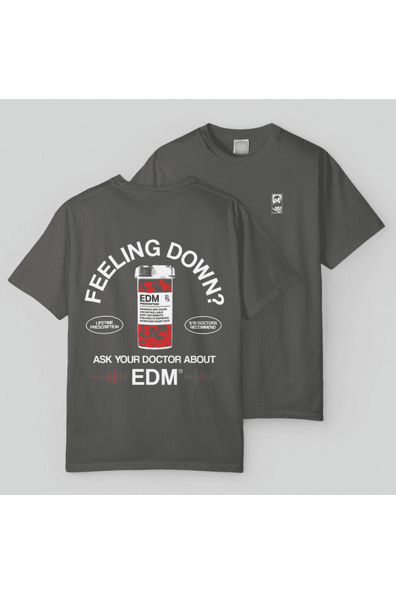 Comfort Colors® EDM Shirt, Funny Rave Shirt, Music Graphic Tee, Festival EDM Shirt, Trendy Aesthetic Shirt, Black S