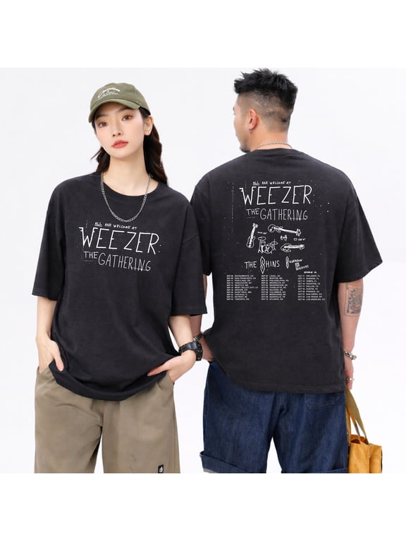 Comfort Colors® The Gathering Tour 2026 T-Shirt Vintage Rock Band Tee Concert Graphic Shirt Alternative Music Fan Gift, Denim S