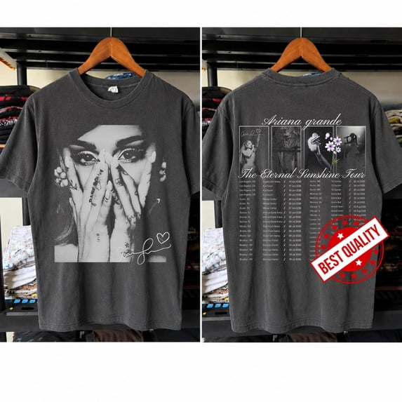 LOVETEE Comfort Colors Vintage Concert Style Graphic Tee, Unisex Shirt, Music Tour 2026, Black S