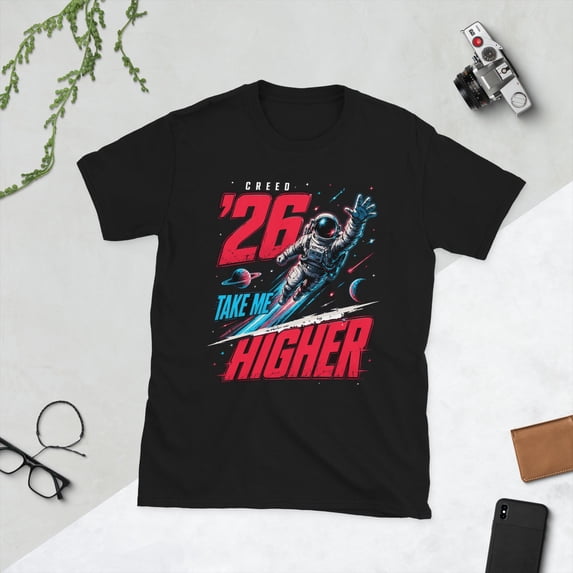 LOVETEE Creed 26 Take Me Higher T-Shirt, Rock Band Fan Gift, 90s Grunge Music Lover Graphic Tee, Alternative Rock Shirt, Dark Heather S
