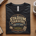 thumbnail image 1 of LOVETEE Stadium Chasers T-Shirt, Baseball Shirts, Fan Apparel, Sand 2XL, 1 of 8