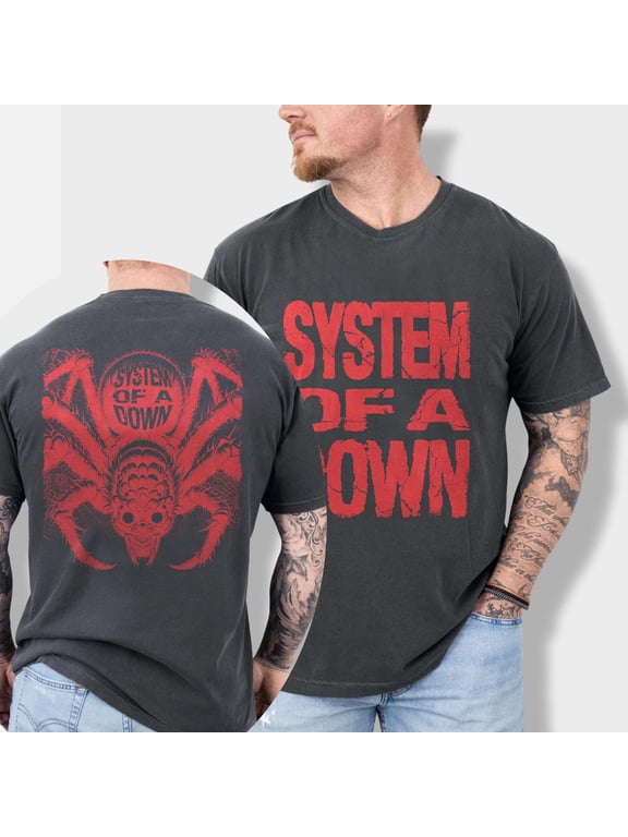 System of a Down T-Shirt Vintage Style | Band Tee Graphic | Rock Metal Shirt Unisex | SOAD Fan Gift, White M