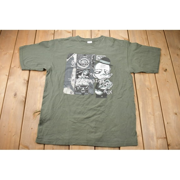 LOVETEE Vintage 2002 Korn Untouchables Pop Sux Tour Band T-shirt / Band Tee Y2K T-shirt / Music Promo / Tour Tee, Bay S