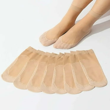 LOVEVER 10 Pairs Of Non-slip Breathable Mid-calf Stockings For Daily Use