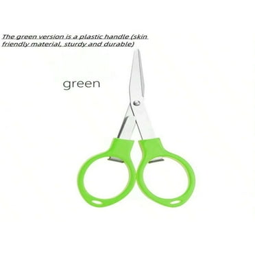 LOVEVER 1pc Exquisite Folding Small Scissors  Zinc Alloy 8-Shaped Stretch Paper-Cutting Scissors  Multi-Functional Scissors For Office  Outdoor Travel  And Fishing