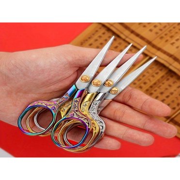 Alloy Scissors Vintage Scissors Heart shaped Orchid Scissors Cross ...