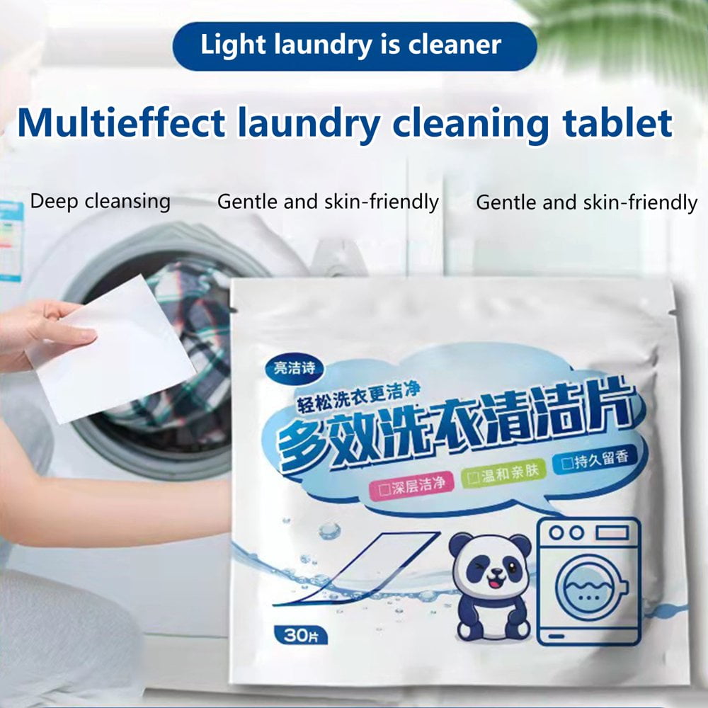 LOVEVER 90Pcs Laundry Detergent Sheets Washing Sheet Earth Eco friendly