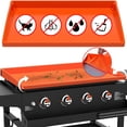 thumbnail image 1 of LOVEVER Griddle Cover for Blackstone  17 inch Blackstone Accessories Silicone Mat Blackstone Griddle Cover Full Wrap-Around Protective Black Stone Grilling Cover Top Cover Protector Black, 1 of 7