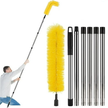 LOVEVER Gutter Cleaning Brush  8.5Ft Gutter Cleaning Tools from Ground Gutter Cleaning Pole  Roofing Tool Rain Gutter Guard Cleaner Tool  Easy Remove Leaves and Debris from The Ground