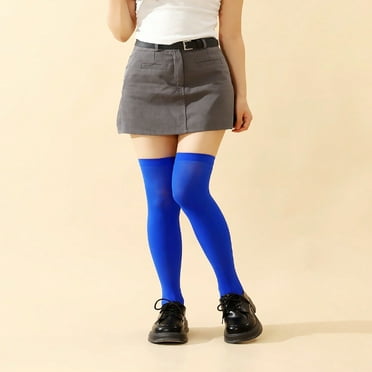 LOVEVER Solid Color Knee-high Comfortable Socks