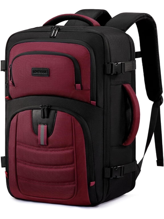 40L Travel Backpack for Men, Airline Approved Carry On Luggage with 3 Packing Cubes, TSA Overnight Bags, Waterproof Personal Item Bag, Weekender Essentials Backpacks fits 17.3" Laptop