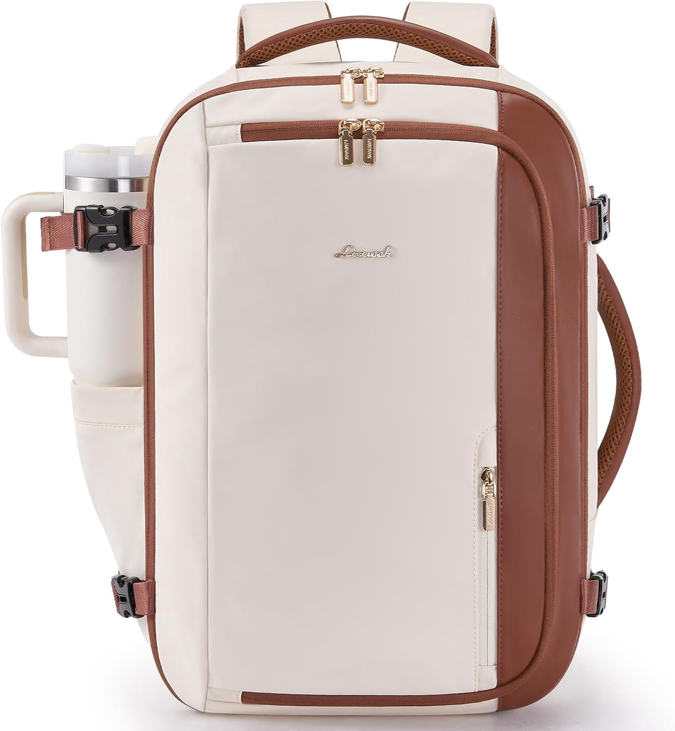 LOVEVOOK 40L Travel Backpack for Women,Personal Item Size Travel Bag with 3 Packing Cubes and 2 Laptop Compartment for Travel Essentials,Carry on Luggage 18x14x8 Airline Approved