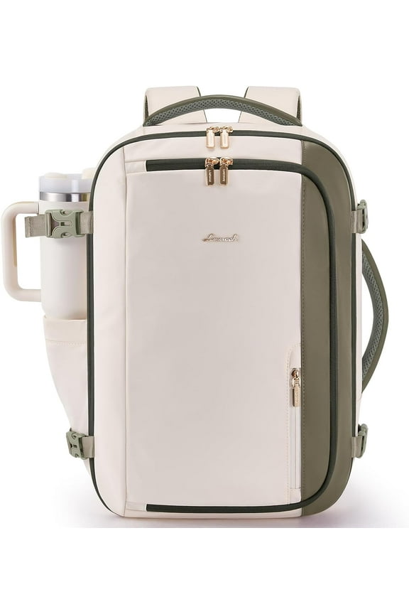 40L Travel Backpack for Women,Personal Item Size Travel Bag with 3 Packing Cubes and 2 Laptop Compartment for Travel Essentials,Carry on Luggage 18x14x8 Airline Approved