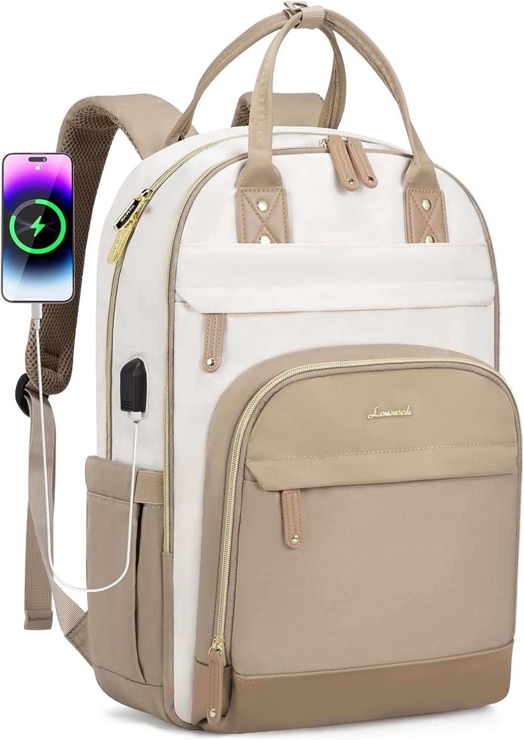 LOVEVOOK Backpack for Women, Fits 15.6 Inch Laptop Bag  display picture 3