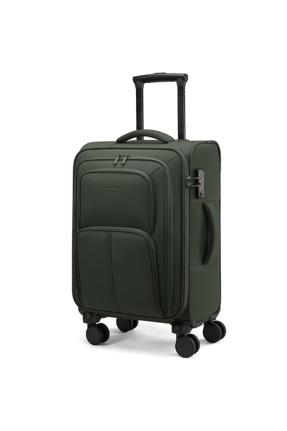 Carry On Luggage 22x14x9 Airline Approved, 22 Inch Softside Suitcases with Spinner Wheels, Lightweight Carry-on Suitcase with TSA Lock for Women Men, Large Luggage for Travel Business Trip
