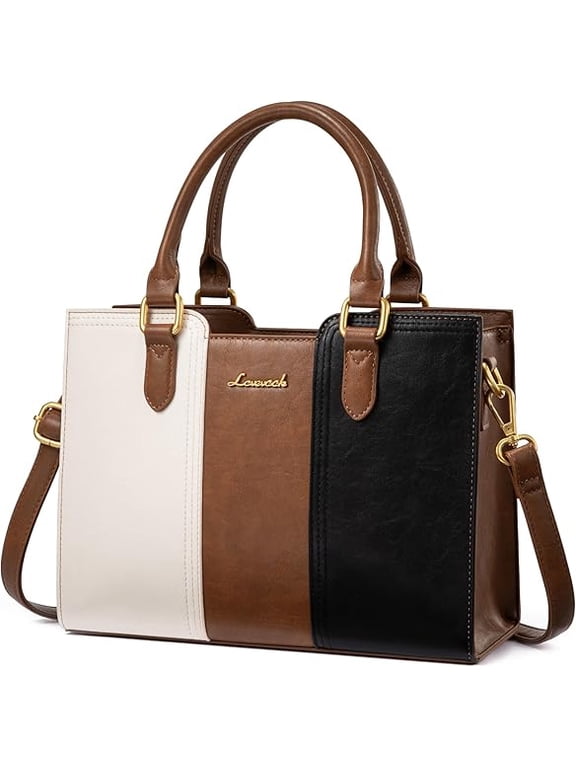 Handbag Purses for Women, Vintage Leather Crossbody Bag, Shoulder Handbag, Ladies Fasion Satchel Churches for Work Shopping Dating