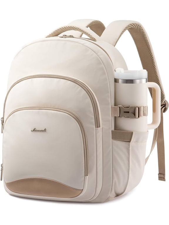 Laptop Backpack for Women, 15.6-Inch Work Backpack, Back to School Bookbag for College Student Teen Girls, Casual Personal Item Travel Bag Business Computer Daypack for Teacher Nurse, Gift
