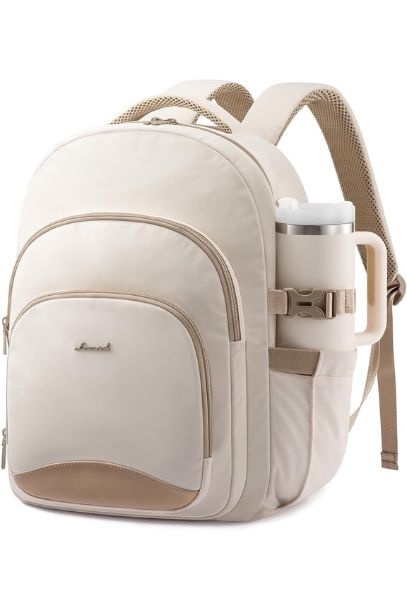 Laptop Backpack for Women, 15.6-Inch Work Backpack, Back to School Bookbag for College Student Teen Girls, Casual Personal Item Travel Bag Business Computer Daypack for Teacher Nurse, Gift