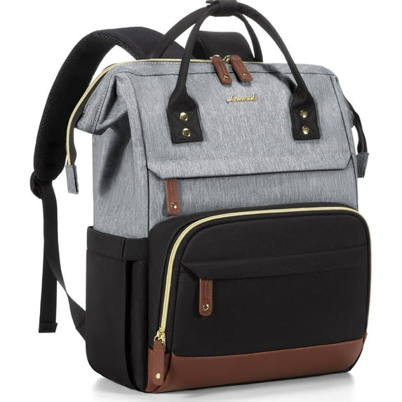 LOVEVOOK Laptop Backpack for Women, 15.6 Inch Work Business Backpacks Purse with USB Port, Large Capacity Nurse Bag College Bookbag for School, Waterproof Casual Daypack for Travel