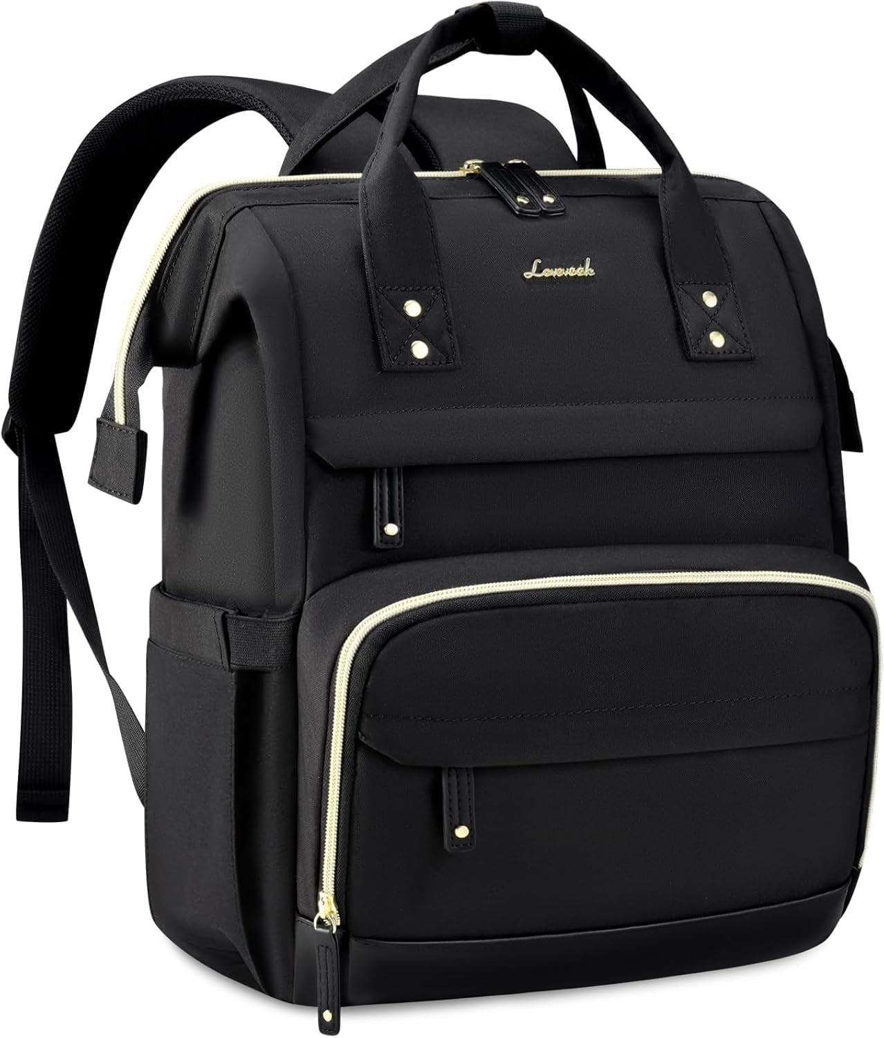 LOVEVOOK Laptop Backpack for Women, 15.6 Inch Work Business Backpacks Purse with USB Port, Large Capacity Nurse Bag College Bookbag for School, Waterproof Casual Daypack for Travel