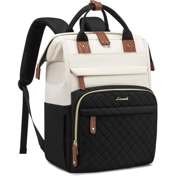 LOVEVOOK Laptop Backpack for Women, 15.6 inch Waterproof Nurse Bag Teacher Work Backpack Purse for Women, Travel Computer Backpack for College Office Business Ladies