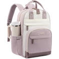thumbnail image 1 of LOVEVOOK Laptop Backpack for Women with Giant Tumbler Holder Pocket,17.3 inch College Book Bag Nurse Teacher Backpack,Waterproof Work Travel Backpack Purse Laptop Computer Bag, 1 of 1