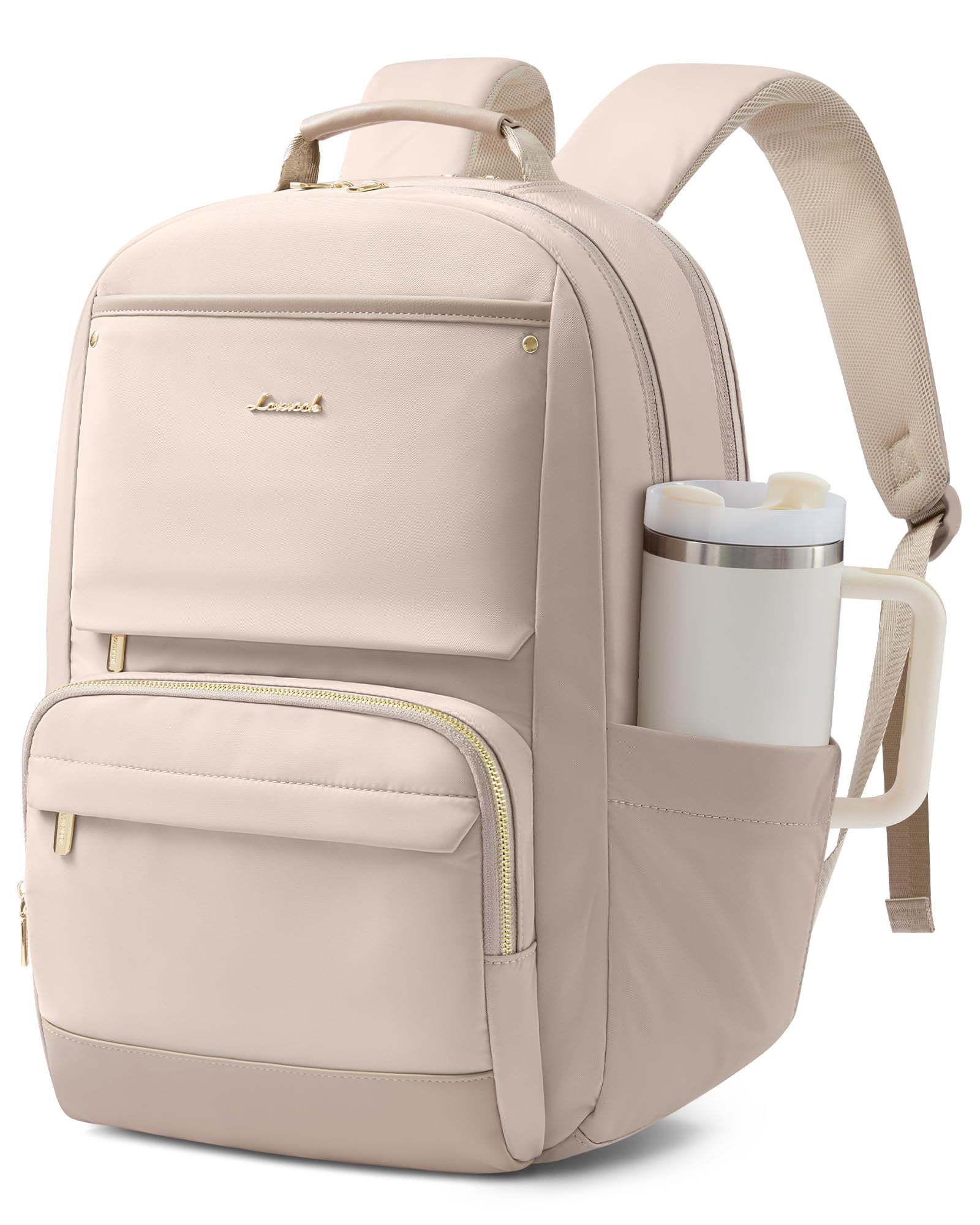 LOVEVOOK Laptop Backpack For Women – 15-Inch Tech Bag With Cup