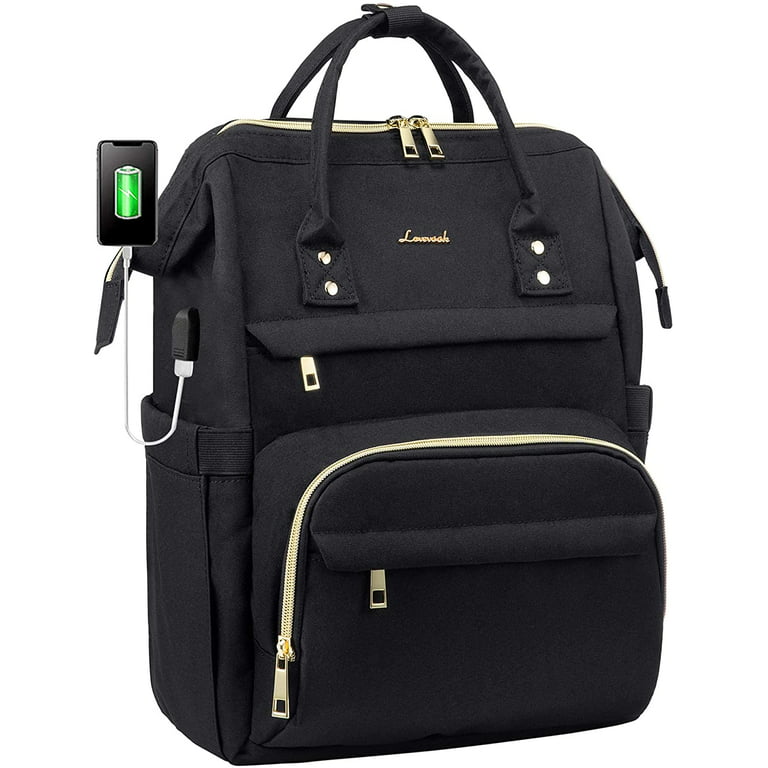 Designer Gray Backpack Rucksack USB Charge Anti-theft Waterproof
