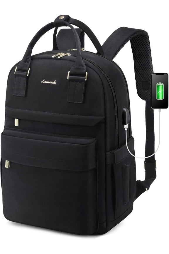 Backpack Purses for Women,Vintage Women Teacher Laptop Backpack Nurse Bag, Multi-Function Work Travel Daypacks College Book Bag with USB Port