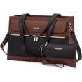 thumbnail image 1 of LOVEVOOK Laptop Bag for Women 15.6 Inch Tote Work Professional Leather Computer Briefcase Waterproof Handbag Shoulder Large Capacity Business Teacher Office Crossbody Purse, 1 of 6