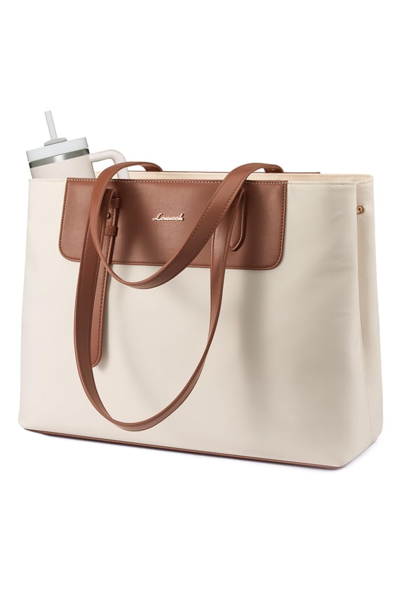Laptop Tote Bag for Women, Water-Resistant Work Tote Bag Large Capacity Computer Bag Briefcase Handbag