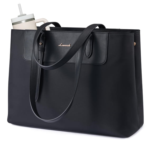 LOVEVOOK Laptop Tote Bag for Women, Water-Resistant Work Tote Bag Large Capacity Computer Bag Briefcase Handbag
