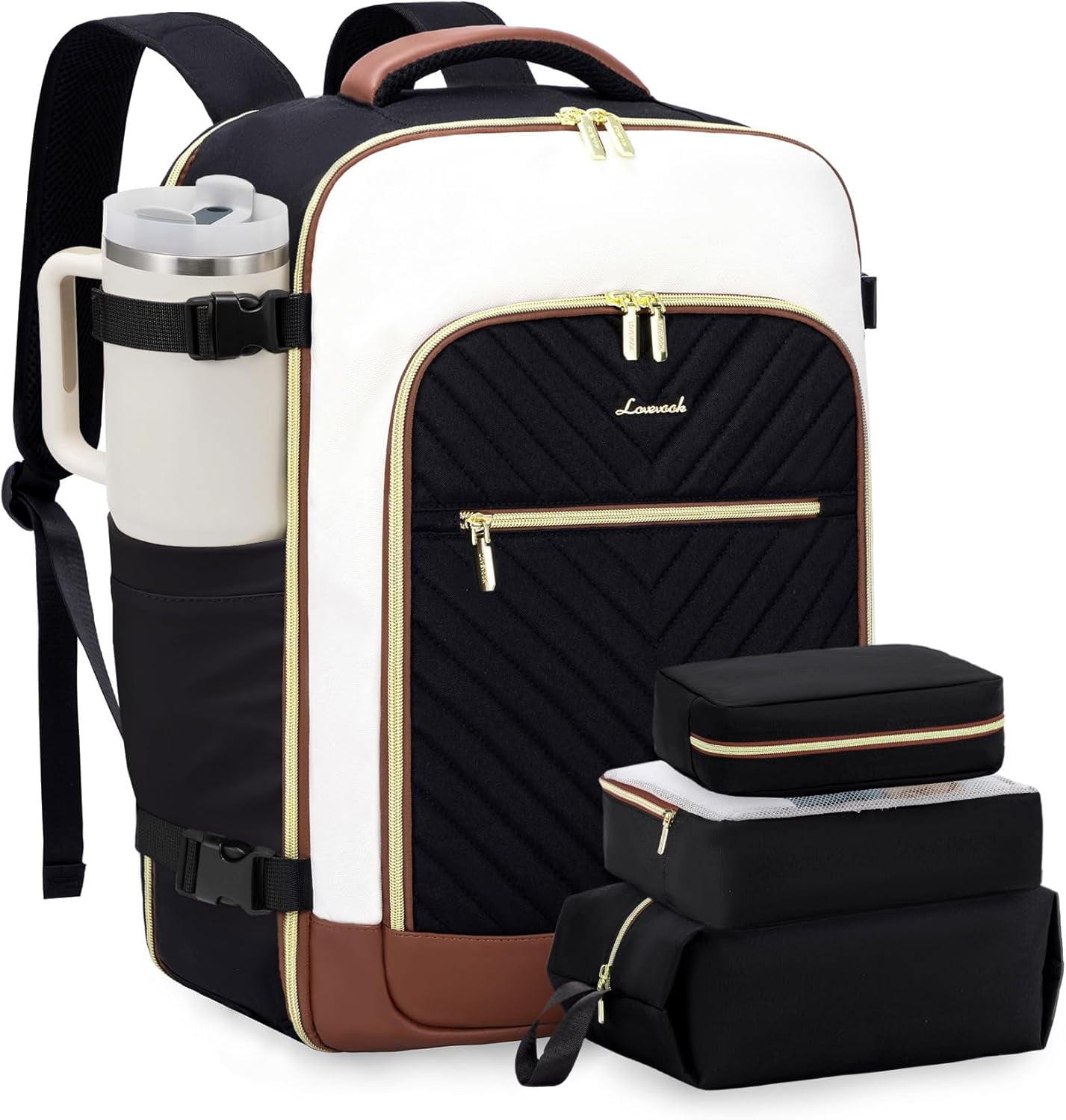 LOVEVOOK Large Travel Backpack for Women, TSA Carry on Backpack for ...