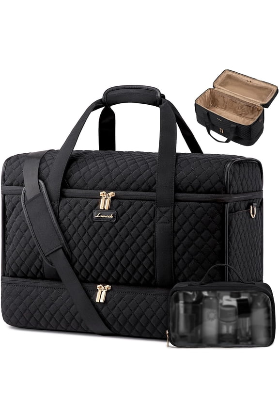 Large Travel Duffle Bag, Weekender Bags for Women With Shoe Compartment, Overnight Hospital Bag For Women Labor Delivery, Carry on Bag Personal Item Travel Bag, Yoga Gym Duffel Bag