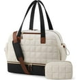 thumbnail image 1 of LOVEVOOK Large Travel Duffle Bag,Weekender Bags For Women with Shoe Compartment,Puffer Carry On Bags For Airplanes,Hospital Bag for Labor and Delivery,Overnight Bag With Toiletry Bag,Gym Tote Bag, 1 of 6