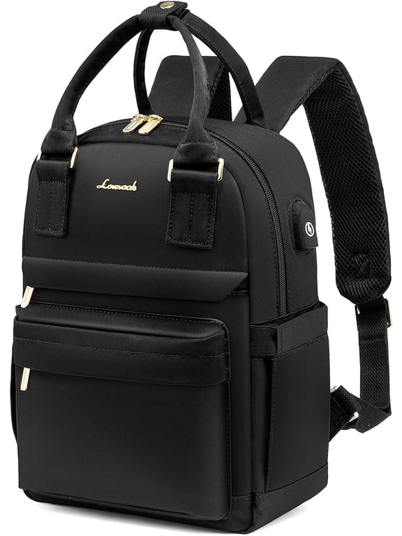 Mini Backpack for Women Stylish Waterproof Backpack Purse with USB Port, Cute Bookbag for College School Travel