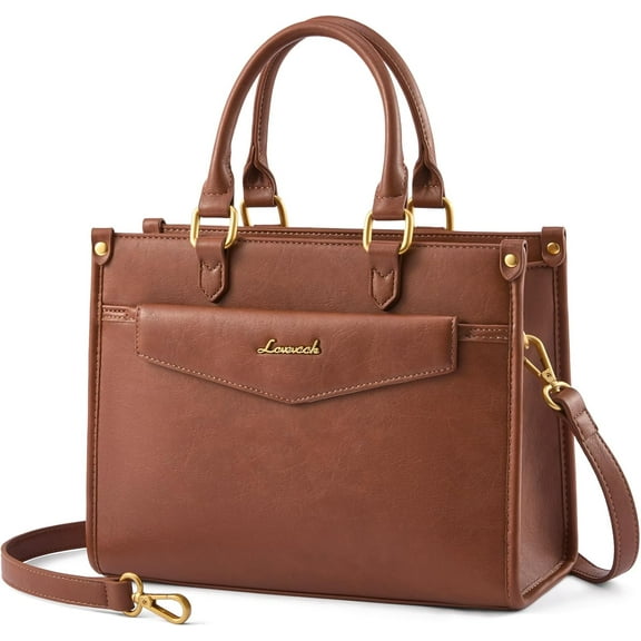 LOVEVOOK Purses and Handbags for Women, Trendy Satchel Tote Purse, PU Leather Crossbody Shoulder Bag Top Handle for Ladies
