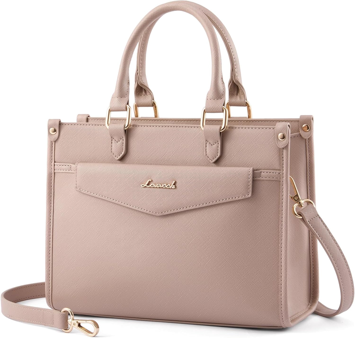 LOVEVOOK Purses and Handbags for Women, Trendy Satchel Tote Purse, PU Leather Crossbody Shoulder Bag Top Handle for Ladies