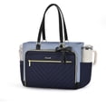 thumbnail image 1 of LOVEVOOK Quilted Teacher Tote Bag for Women, Large Laptop Tote with Cup Holder & Multi-Pockets, Work Bag for Nurse, Office, College, Business Travel, Diaper Bag, Computer Handbag Purse, 1 of 1