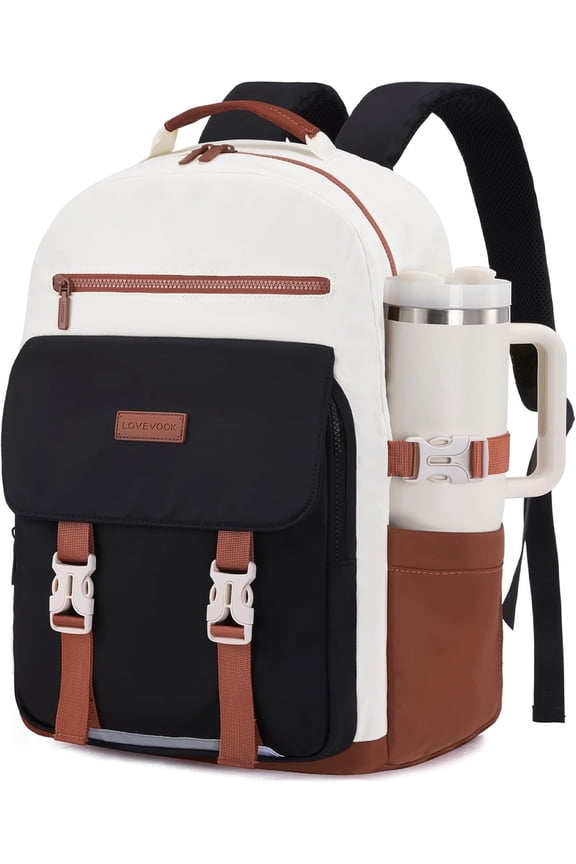 School Backpack for Teen Girls，Casual School Backpack 14-18 Teenage 15.6 Inch Laptop Bookbag, Cute Big Student Laptop Backpack for College Women Middle High School Travel Daypack