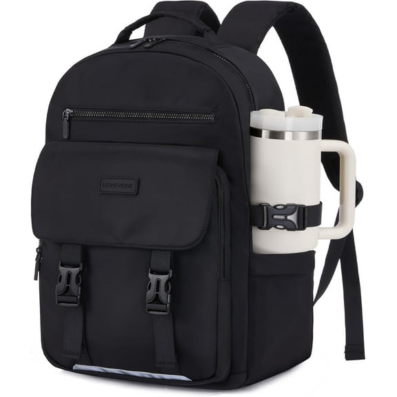 LOVEVOOK School Backpack for Teen Girls，Casual School Backpack 14-18 Teenage 15.6 Inch Laptop Bookbag, Cute Big Student Laptop Backpack for College Women Middle High School Travel Daypack