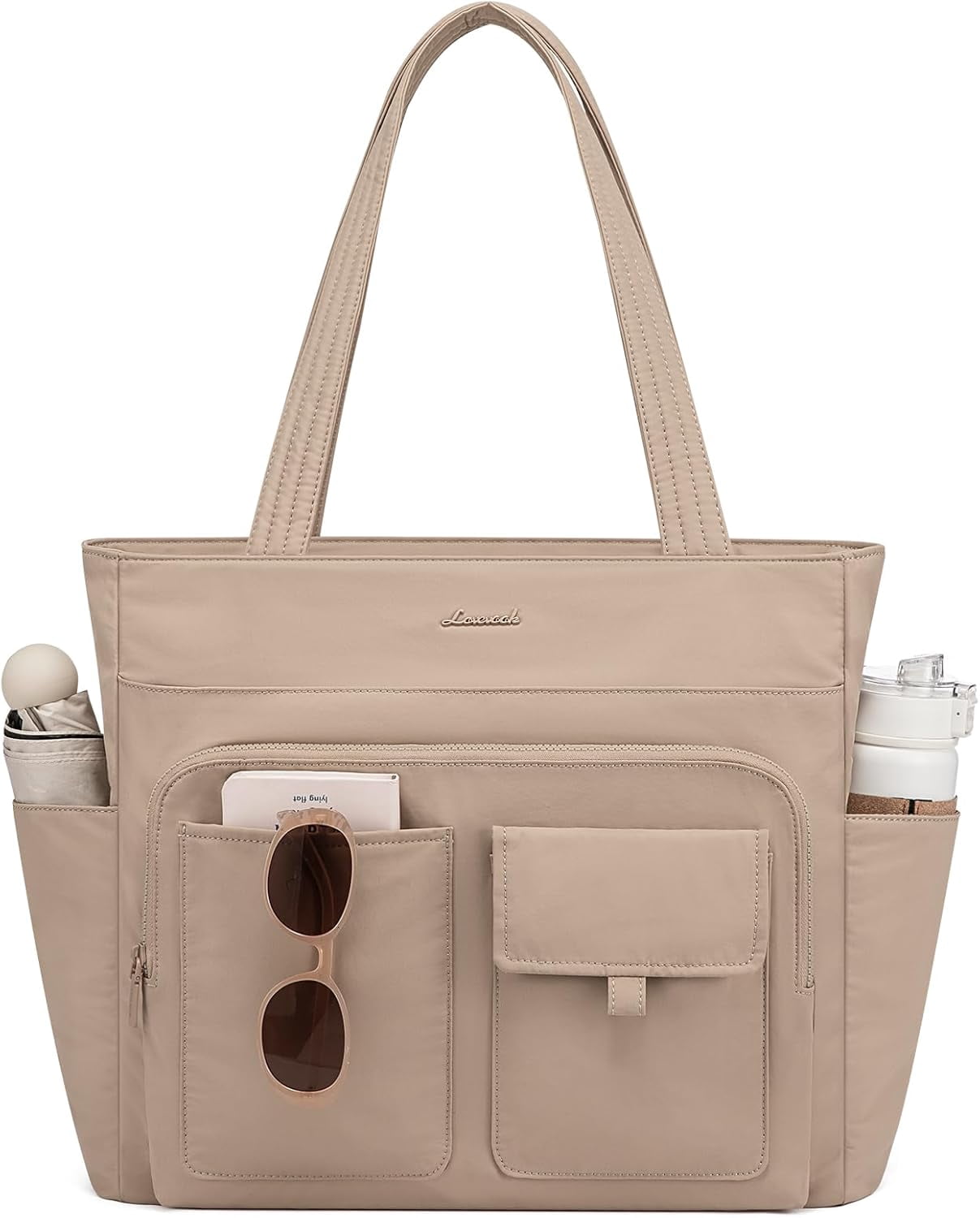LOVEVOOK Tote Bag For Women,Laptop Work Totes Bags For Women With Multiple Pockets,Teacher Nurse Work Travel Tote Bag