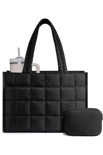 Quilted Puffer Tote Bag & Quilted Puffer Backpack for Women,Lightweight? Shop Quilted Puffer Bags for Women main image 4