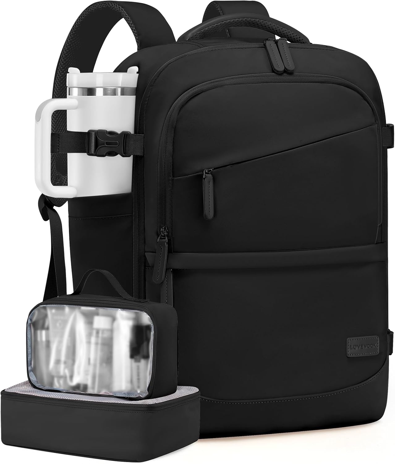 LOVEVOOK Travel Backpack for Women & Men, 40L Carry on Backpack Airline ...