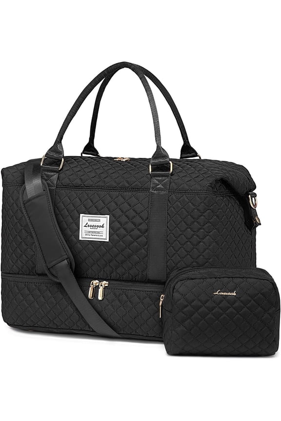 Travel Duffle Bag,Weekender Bags for Women with Shoe Compartment，Carry on Overnight Bag with Toiletry Bag,Gym Duffel Bag with Wet Pocket, Hospital Bags for Labor and Delivery